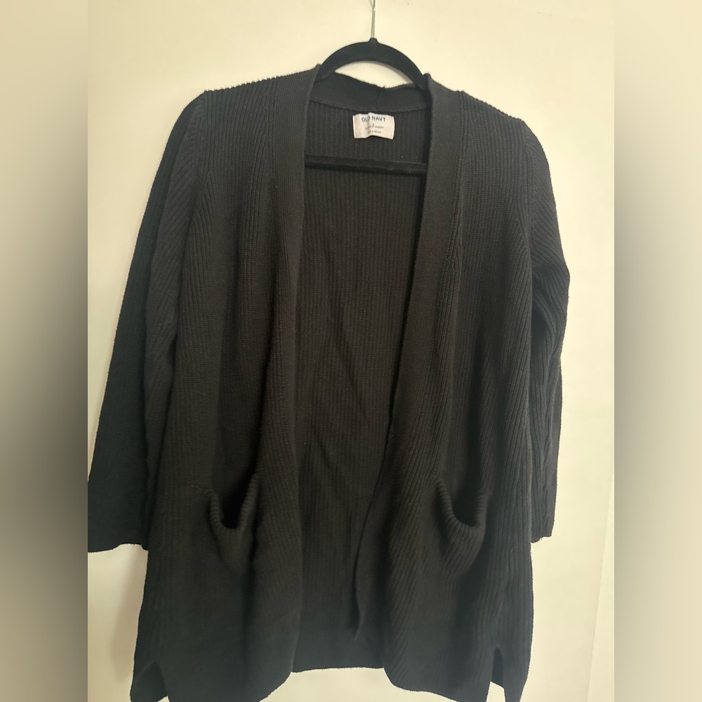 Old Navy Women's Black Cardigan Sweater